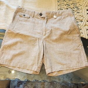 Banana Republic Linen Blend Flat Front Shorts Sz. 29